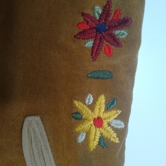 Vintage Mary Kate & Ashley Vest Brown Native American/Boho inspired XS 4/5 - Picture 5 of 5